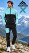 Mountain X 2 Piece Tech Hooded Top Pocket Bottom Tracksuit Set