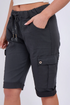 Ladies Italian Cargo Magic Cherry Berry Shorts