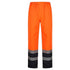 Men’s Heavy Waterproof Rain Trousers – Reflective Detail Overpants in Yellow/Navy & Orange/Navy (S–2XL)