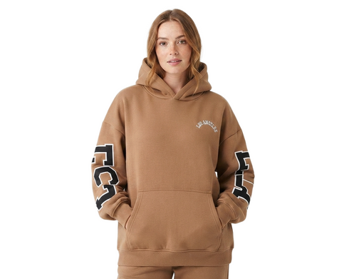 Women's Oversized "Los Angeles" Graphic Hoodie