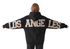 Women's Oversized "Los Angeles" Graphic Hoodie