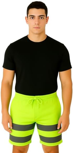 Hi Viz Men Fleece Shorts