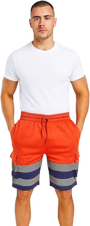 Hi Viz Men Fleece Shorts