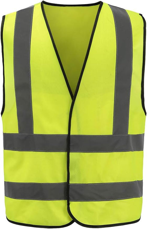 Hi Vis Executive Safety Vest Lightweight Work Waistcoat (Orange, Yellow, Orange/Navy, Yellow/Navy)