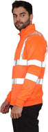Men's Hi Vis Quarter Zip Sweatshirt – High Visibility Reflective Safety Work Jumper