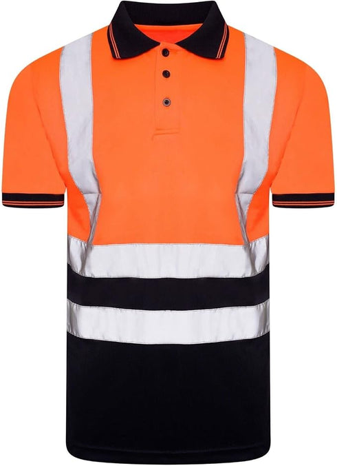 Hi Viz Workwear Short Sleeve Polo Shirt