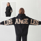 Women's Oversized "Los Angeles" Graphic Hoodie