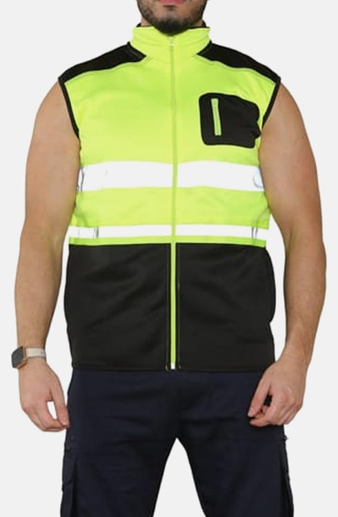 Hi Vis Bodywarmer Fleece Gilet Jacket