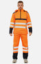 Men Hi Viz Workwear Waterproof Hoodie Rainsuit