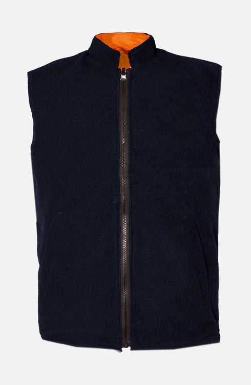 Hi Vis Bodywarmer Fleece Lined Reversible Gilet Jacket