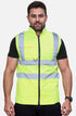 Hi Vis Bodywarmer Fleece Lined Reversible Gilet Jacket