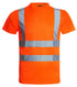 Mens Hi-Vis Safety Work Short Sleeve Shirt, High Visibility Reflective Tape Utility Tee for Construction & Security T-Shirt