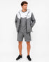 MOUNTAIN-X Men's 3-Piece Complete Coordinate Set Windbreaker, Tee & Shorts