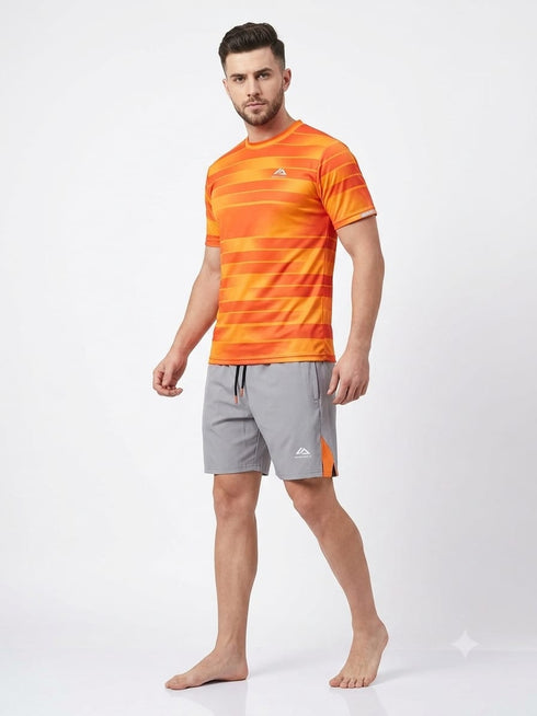 Mountain X Dynamic Stripe Athletic Set