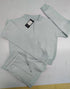Turnhint Women's Fleece Zip-Up Bomber Jacket & Seam-Detailed Short Set