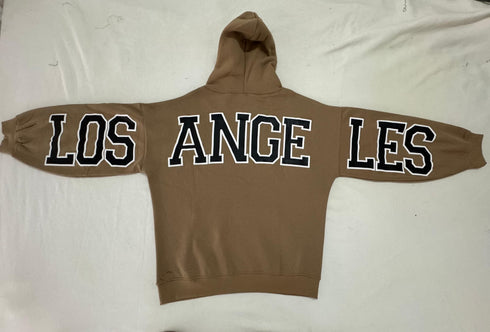 Women's Oversized "Los Angeles" Graphic Hoodie