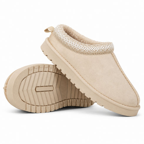 Women’s Faux Fur Lined Slip On Aztec slippers