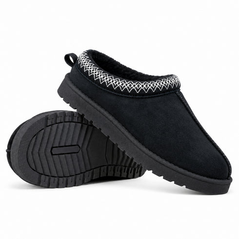 Women’s Faux Fur Lined Slip On Aztec slippers