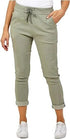 Women's Plain Magic Pants Comfy Stretch Lagenlook Ladies Yoga Trousers