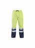Men’s Heavy Waterproof Rain Trousers – Reflective Detail Overpants in Yellow/Navy & Orange/Navy (S–2XL)