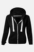 Child Plain Zipper Fleece Hoodie