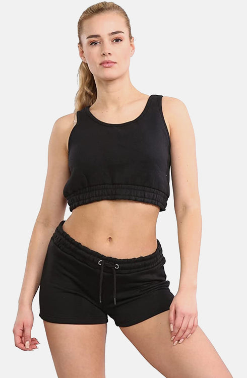 Women Crop Top & Short Summer Set