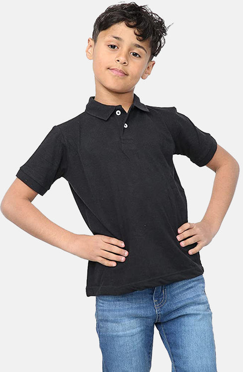 Child Plain Polo Shirts