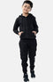 Kids Plain Zipper Tracksuit Set