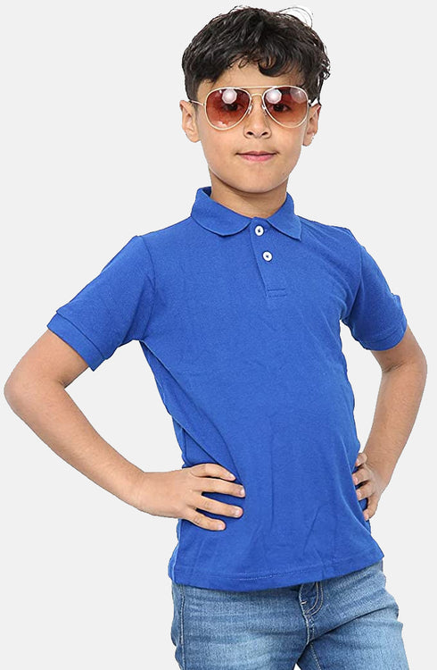 Child Plain Polo Shirts