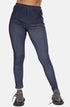 Women Stretchable Denim Look Jogger