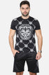 Men Dimanties Tiger Print Top and Short Set