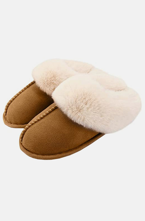 Women Memory Foam Fluffy Fur Slipper
