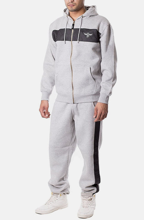 Men's DLX Contrast Panel Fashion Tracksuit