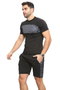 Men's Casual Sports Workout T-Shirt & Shorts Set