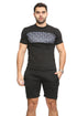 Men's Casual Sports Workout T-Shirt & Shorts Set