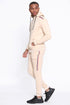 Men Plain Zipper Hoodie Warm Tracksuit