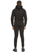 Men Plain Zipper Hoodie Warm Tracksuit