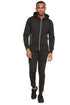 Men Plain Zipper Hoodie Warm Tracksuit