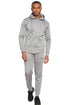 Men Plain Zipper Hoodie Warm Tracksuit