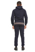 Men Plain Zipper Hoodie Warm Tracksuit