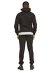 Men Plain Zipper Hoodie Warm Tracksuit