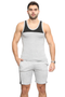 Men's Sports Workout Vest & Shorts Set