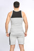 Men's Sports Workout Vest & Shorts Set