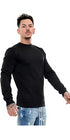 Men Plain Round Neck Full Sleeve Sweatshirt