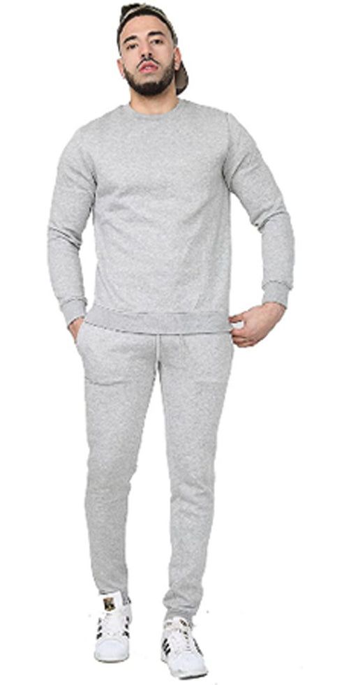 Men Crew Neck Slim Fit Tracksuit