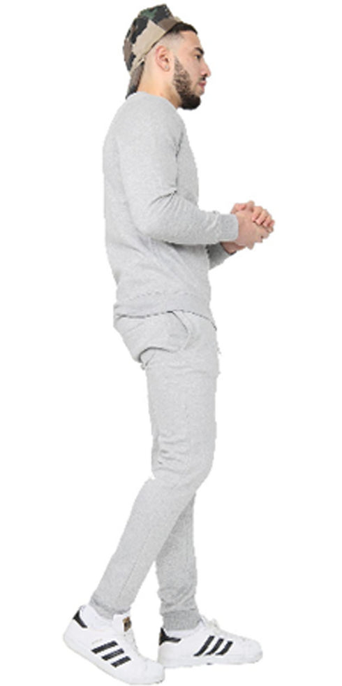 Men Crew Neck Slim Fit Tracksuit