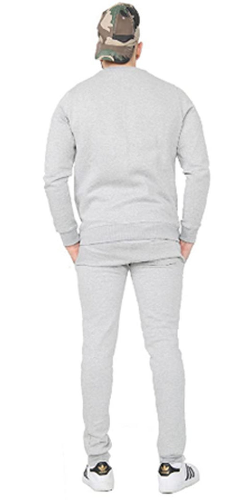 Men Crew Neck Slim Fit Tracksuit