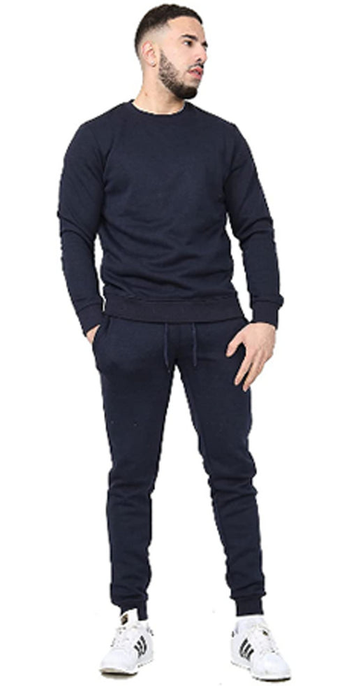 Men Crew Neck Slim Fit Tracksuit