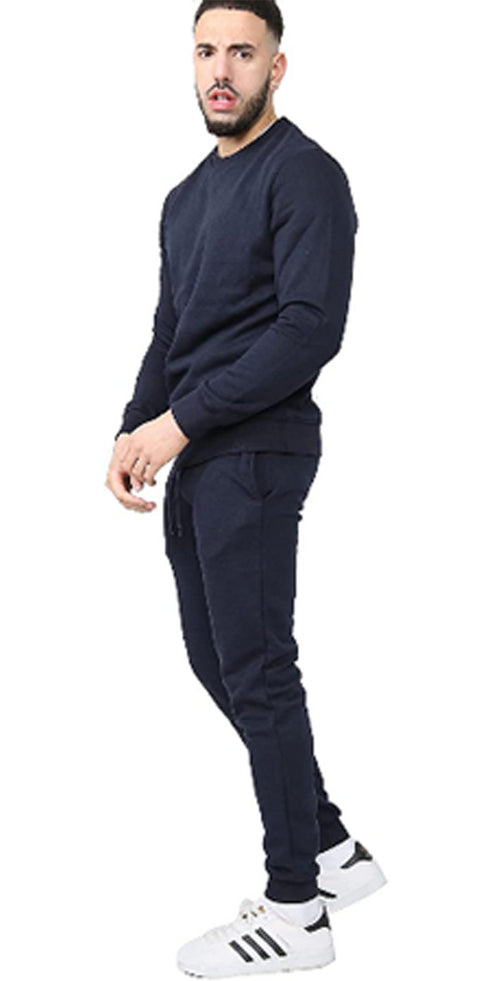 Men Crew Neck Slim Fit Tracksuit