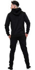 Men Plain Zip Up Hooded Tracksuit